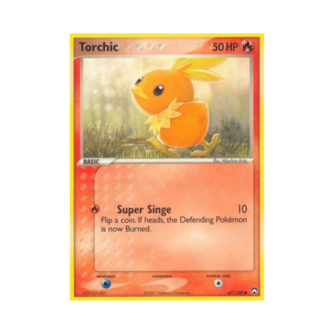 포켓몬 TCG 아차모 C EX 파워 키퍼스(영문판)(Pokemon TCG Torchic C EX Power Keepers (English Ver.)) - 1