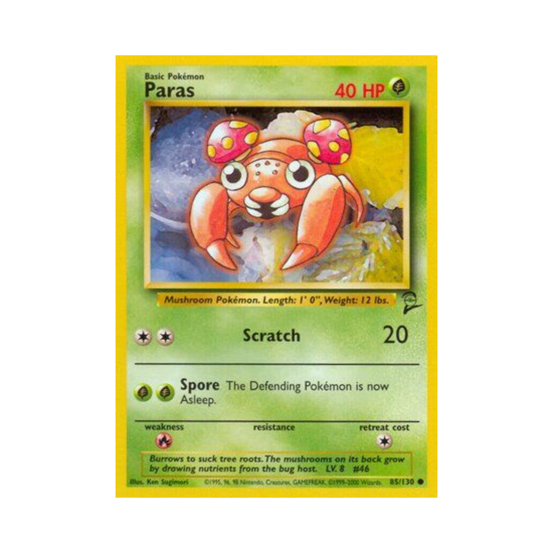 포켓몬 TCG 파라스 C 베이스 세트 2 (영문판)(Pokemon TCG Paras C Base Set 2 (English Ver.)) - 1