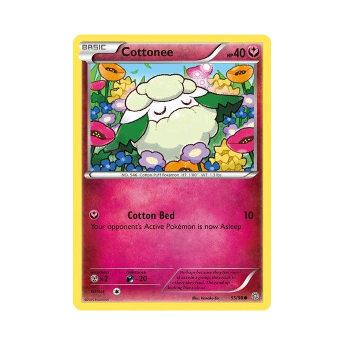 포켓몬 TCG 소미안 C 에인션트 오리진스 (영문판)(Pokemon TCG Cottonee C Ancient Origins (English Ver.))