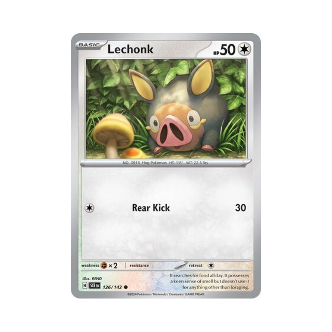 포켓몬 TCG 맛보돈 C 스텔라 크라운 (영문판)(Pokemon TCG Lechonk C Stellar Crown (English Ver.)) - 1
