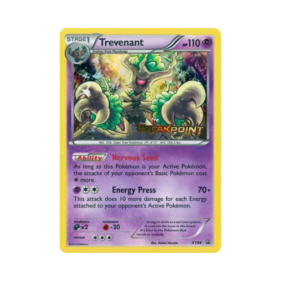 포켓몬 TCG 대로트 P XY 프로모 카드 (영문판)(Pokemon TCG Trevenant P XY Promos (English Ver.))