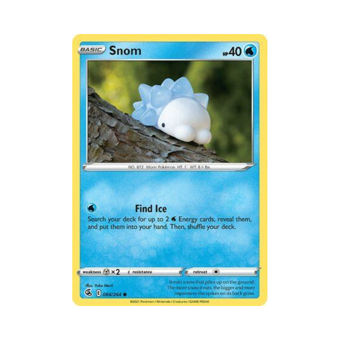 포켓몬 TCG 누니머기 C 퓨전 스트라이크 (영문판)(Pokemon TCG Snom C Fusion Strike (English Ver.)) - 1