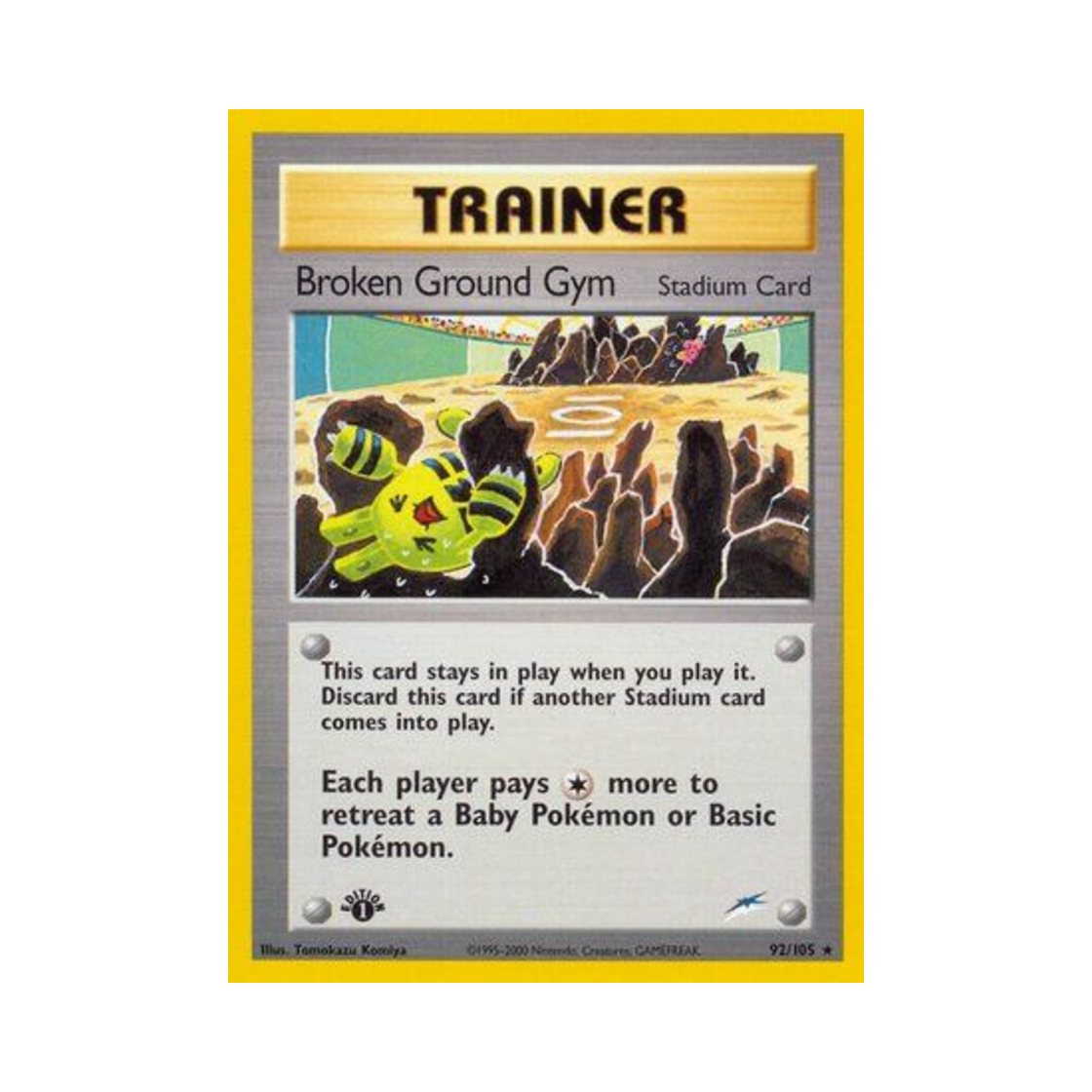 포켓몬 TCG 브로큰 그라운드 짐 R 네오 데스티니 (영문판)(Pokemon TCG Broken Ground Gym R Neo Destiny (English Ver.)) - 1