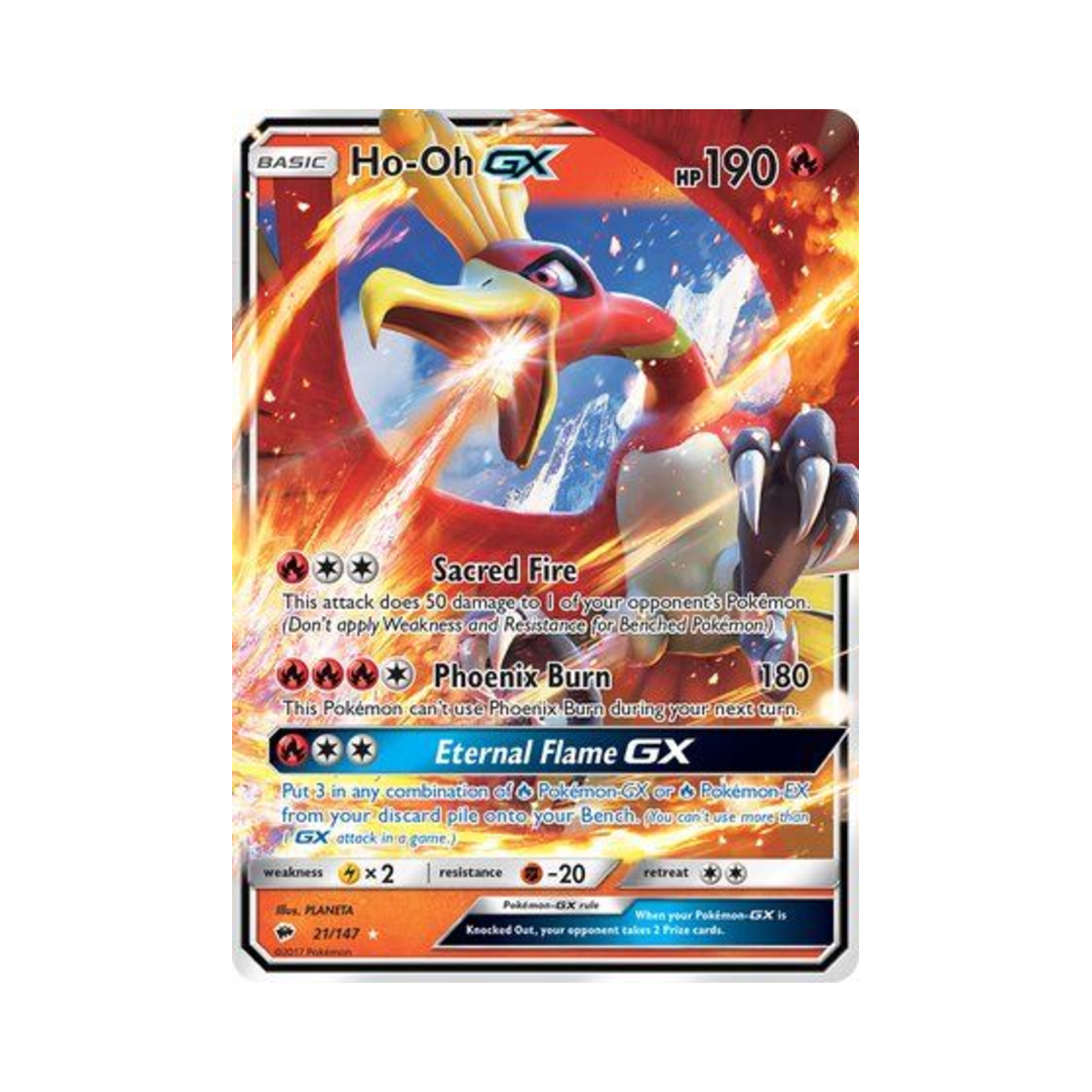 포켓몬 TCG 칠색조 GX RHG 버닝 쉐도우 (영문판)(Pokemon TCG Ho Oh GX RHG Burning Shadows (English Ver.)) - 1