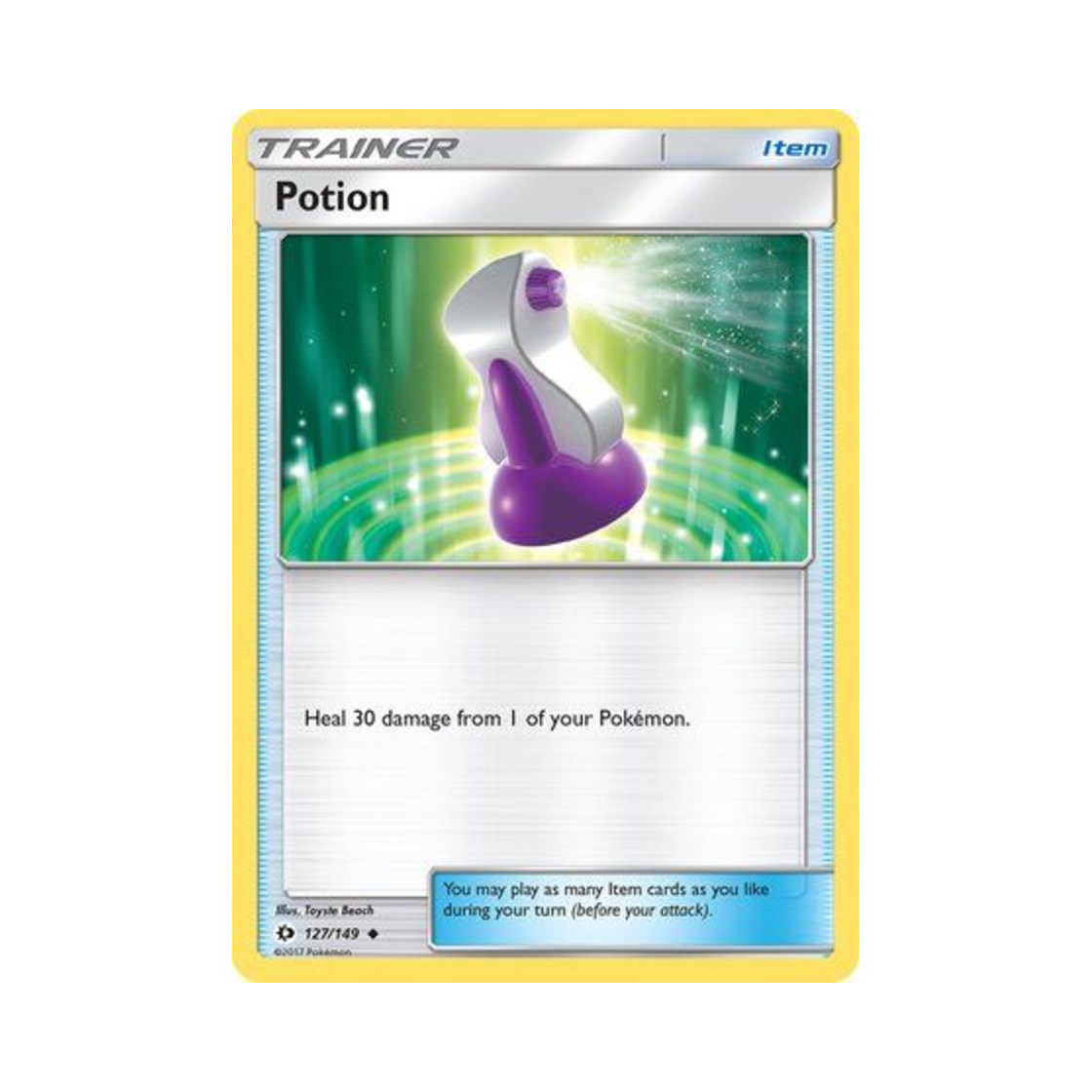 포켓몬 TCG 상처약 U 썬 & 문 (영문판)(Pokemon TCG Potion U Sun & Moon (English Ver.)) - 1