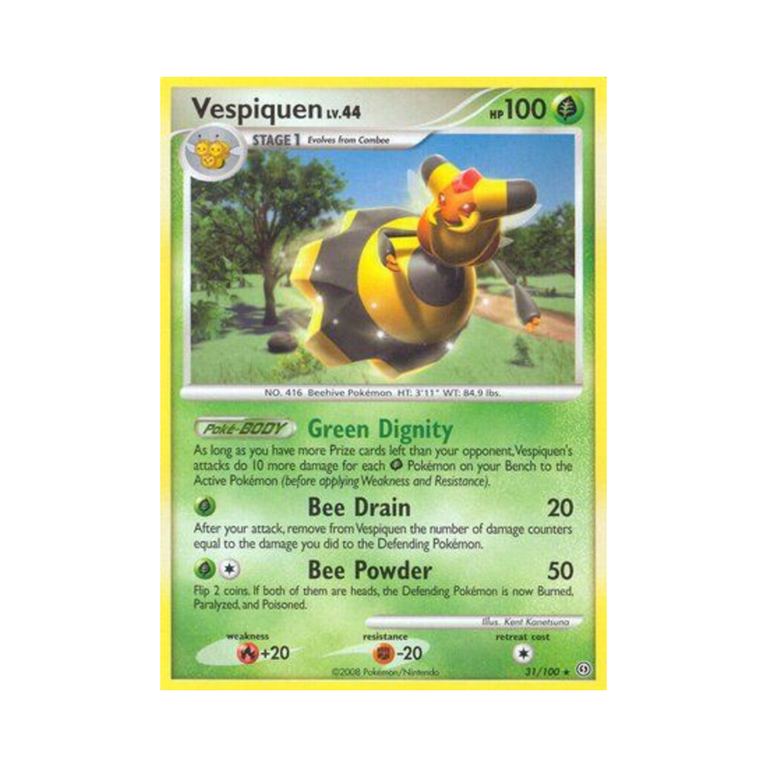 포켓몬 TCG 비퀸 R 스톰프론트 (영문판)(Pokemon TCG Vespiquen R Stormfront (English Ver.)) - 1