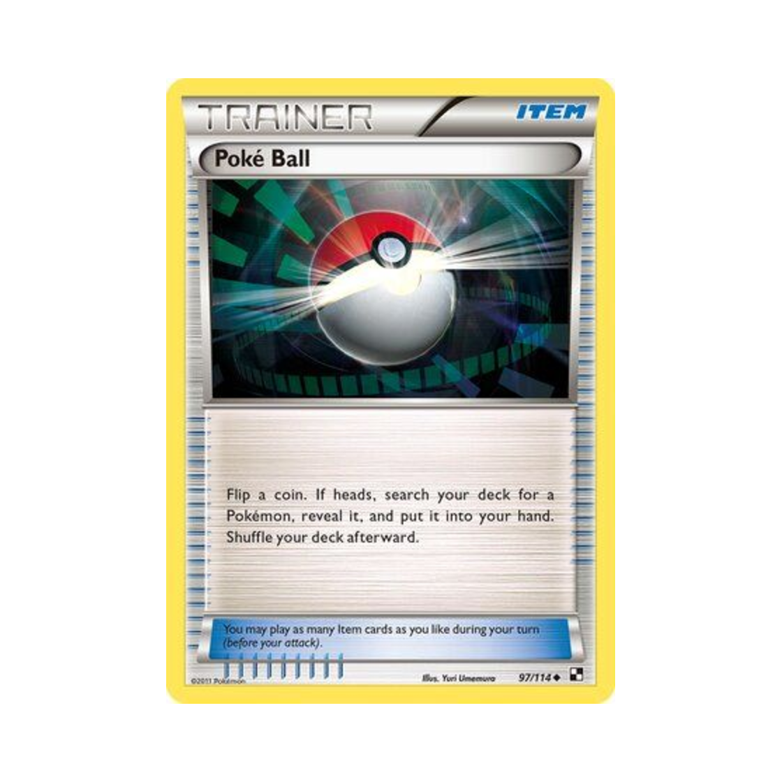 포켓몬 TCG 몬스터볼 U 블랙 & 화이트 (영문판)(Pokemon TCG Poke Ball U Black & White (English Ver.)) - 1