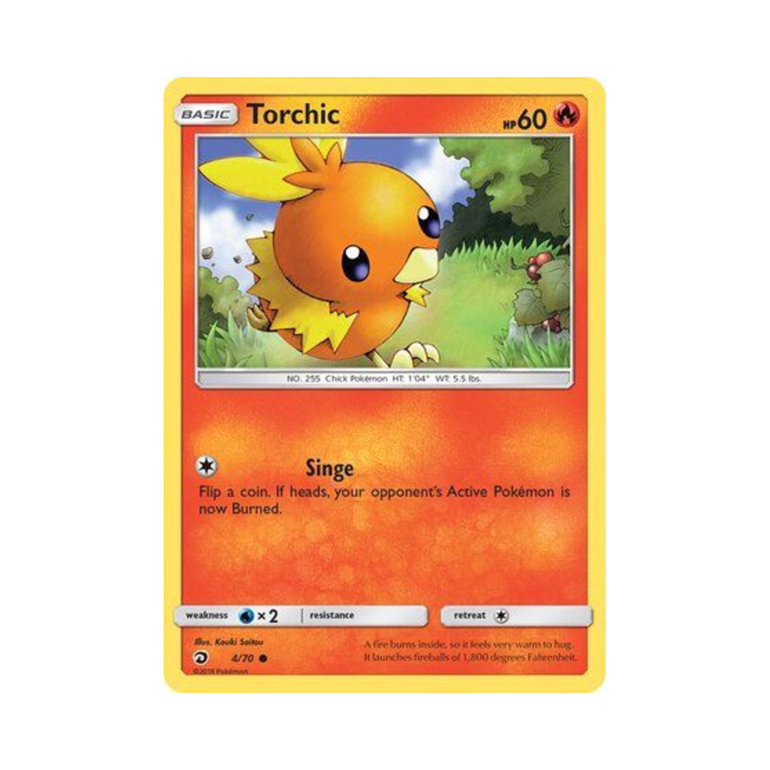 포켓몬 TCG 아차모 C 드래곤 마제스티 (영문판)(Pokemon TCG Torchic C Dragon Majesty (English Ver.)) - 1