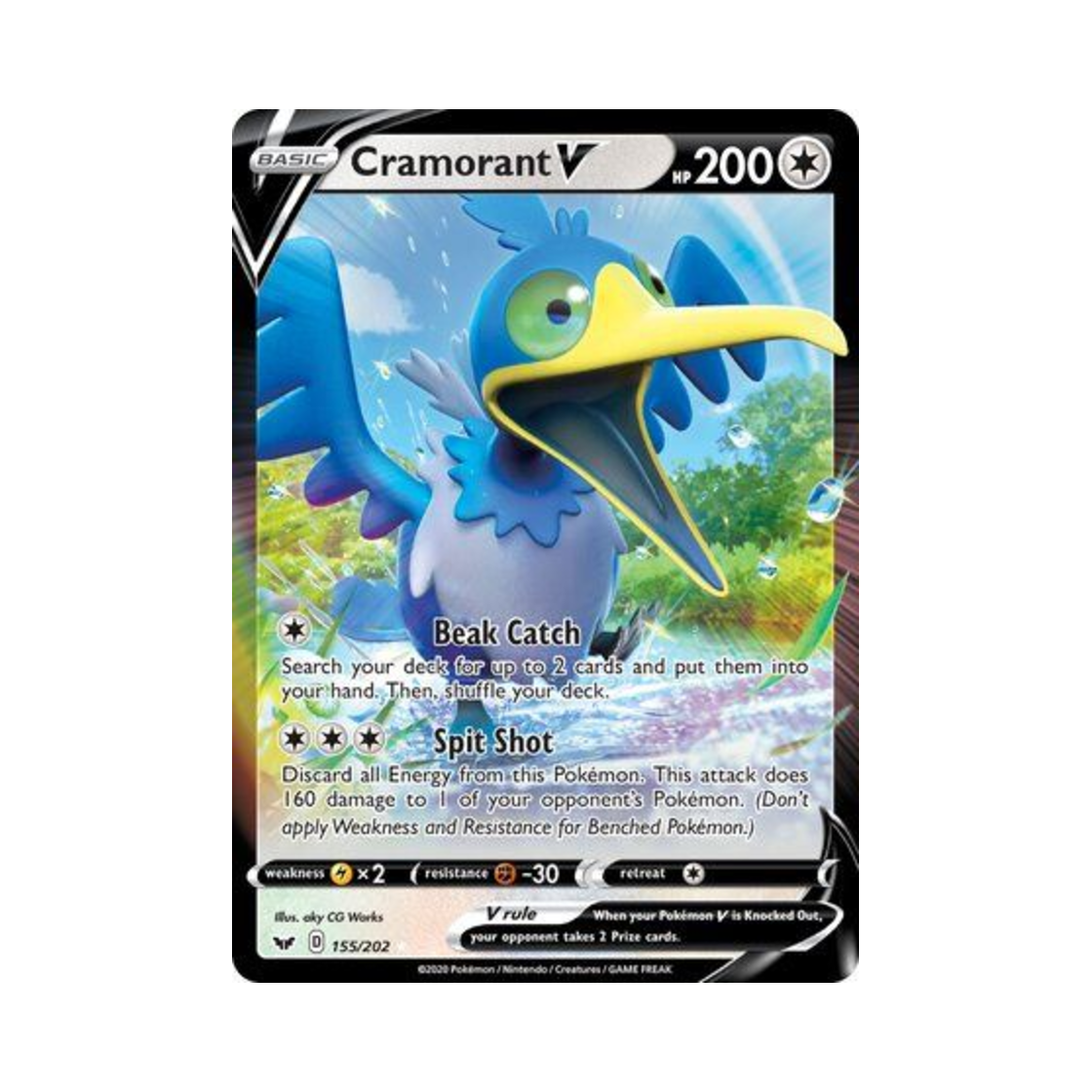 포켓몬 TCG 윽우지 V HRV 소드 & 실드 (영문판)(Pokemon TCG Cramorant V HRV Sword & Shield (English Ver.)) - 1