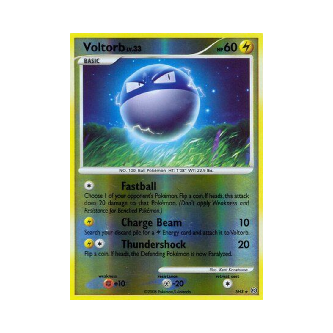포켓몬 TCG 찌리리공 RH 스톰프론트 (영문판)(Pokemon TCG Voltorb RH Stormfront (English Ver.))