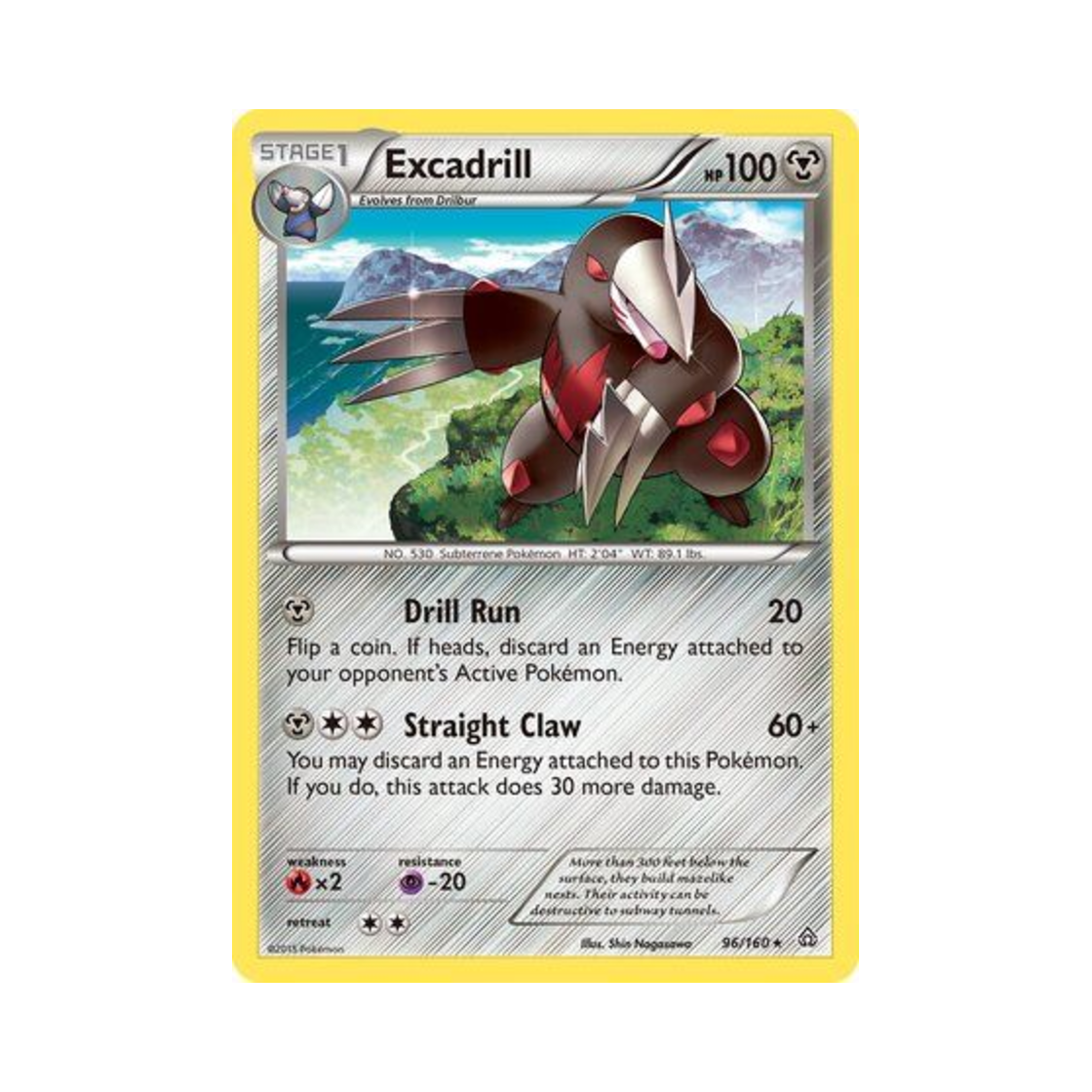 포켓몬 TCG 몰드류 R 프라이멀 크래시 (영문판)(Pokemon TCG Excadrill R Primal Clash (English Ver.)) - 1