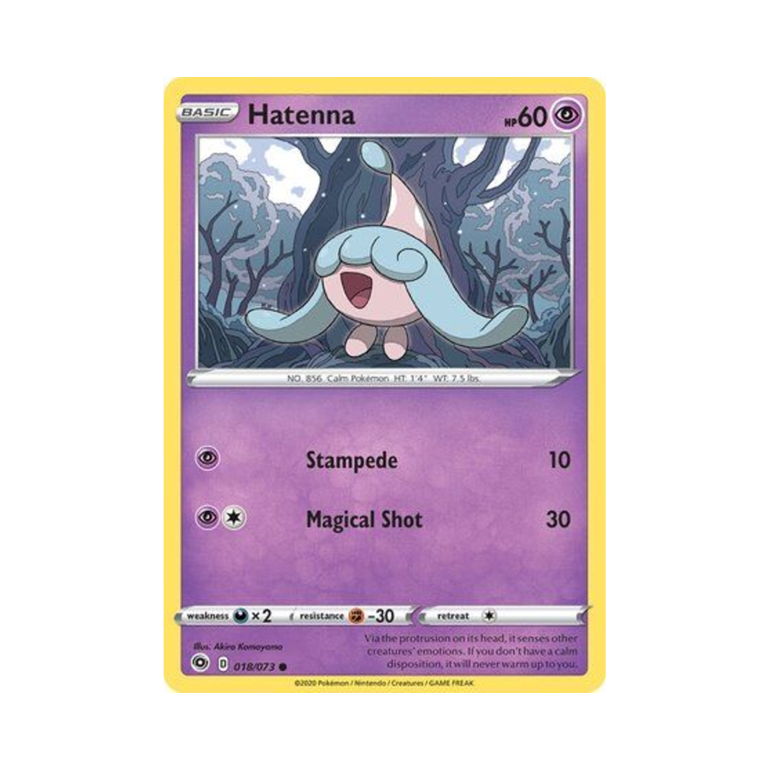 포켓몬 TCG 몸지브림 C 챔피언스 패스 (영문판)(Pokemon TCG Hatenna C Champion's Path (English Ver.)) - 1