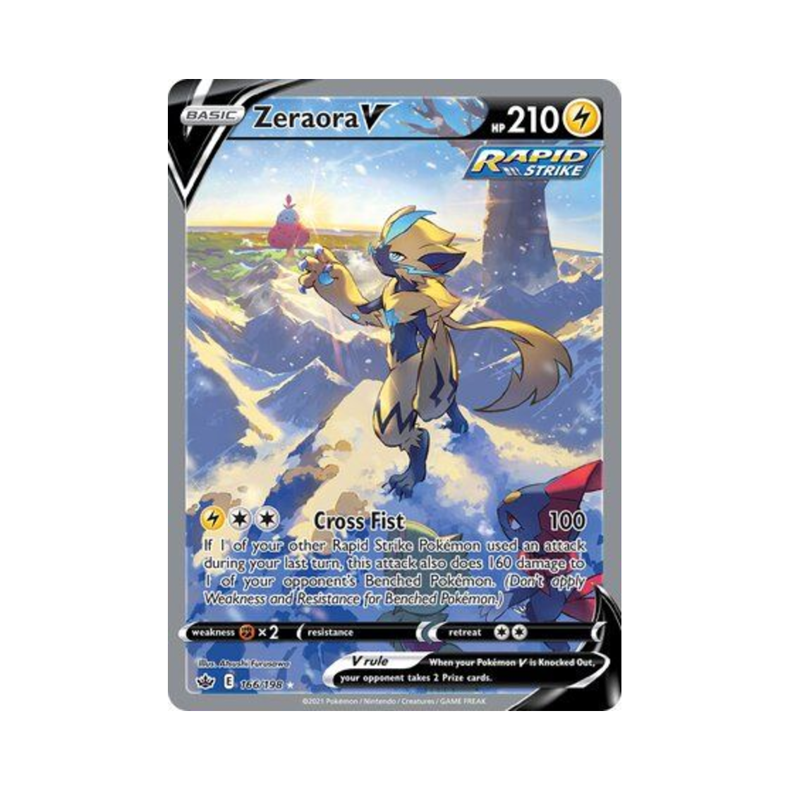 포켓몬 TCG 제라오라 V RU 칠링 레인 (영문판)(Pokemon TCG Zeraora V RU Chilling Reign (English Ver.)) - 1