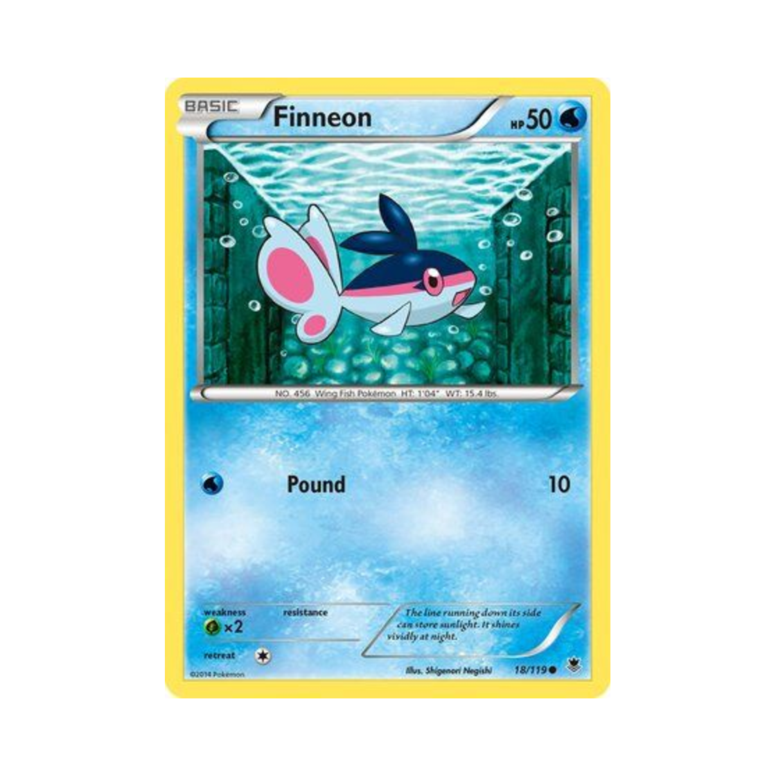 포켓몬 TCG 형광어 C 팬텀 포스 (영문판)(Pokemon TCG Finneon C Phantom Forces (English Ver.)) - 1