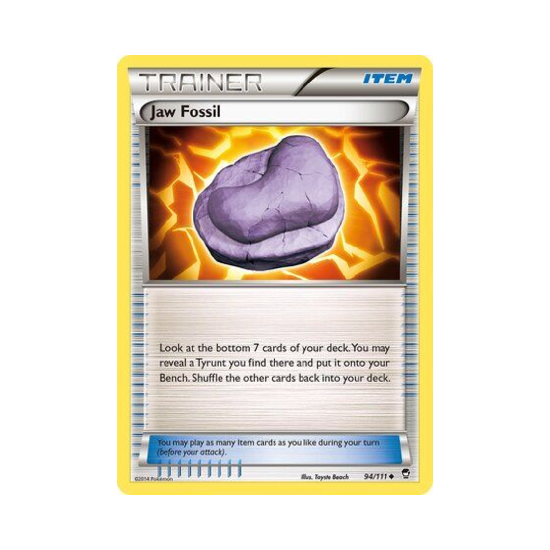 포켓몬 TCG 턱화석 U 퓨리어스 피스트 (영문판)(Pokemon TCG Jaw Fossil U Furious Fists (English Ver.)) - 1
