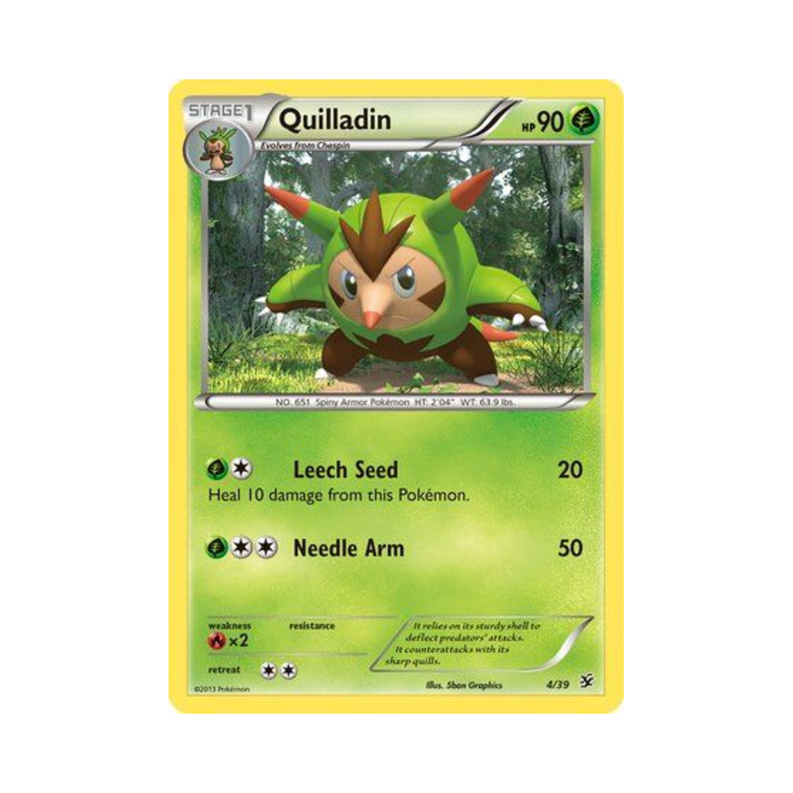 포켓몬 TCG 도치보구 칼로스 스타터 세트 (영문판)(Pokemon TCG Quilladin Kalos Starter Set (English Ver.)) - 1