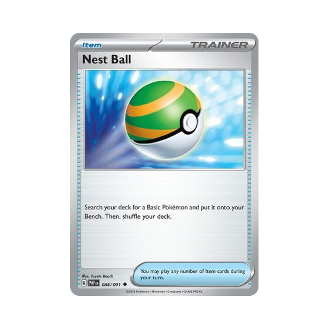 포켓몬 TCG 네스트볼 U 팔데아 페이트 (영문판)(Pokemon TCG Nest Ball U Paldean Fates (English Ver.)) - 1