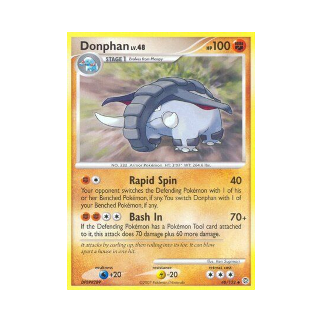 포켓몬 TCG 코리갑 U 시크릿 원더스 (영문판)(Pokemon TCG Donphan U Secret Wonders (English Ver.)) - 1