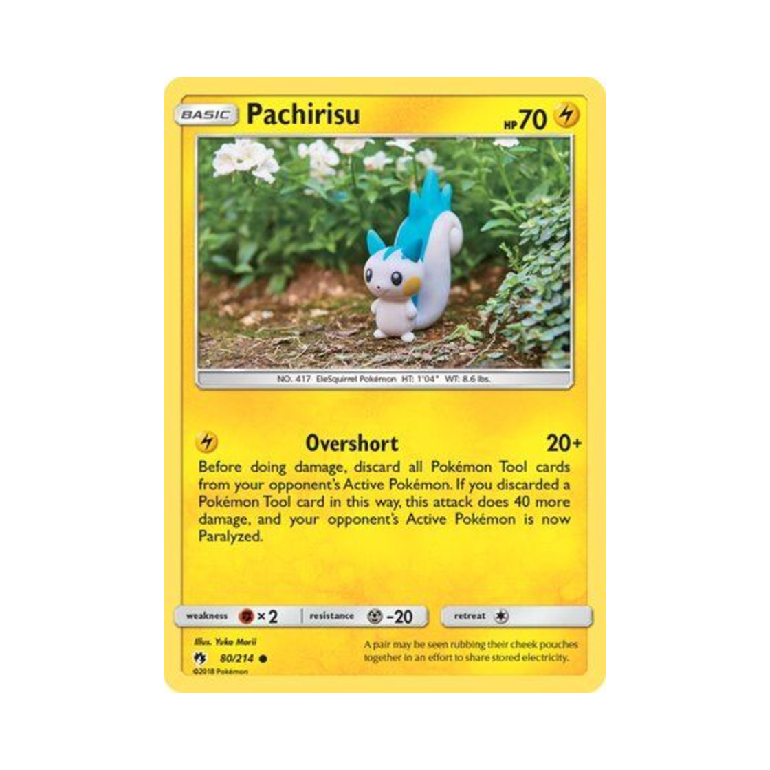 포켓몬 TCG 파치리스 C 로스트 썬더 (영문판)(Pokemon TCG Pachirisu C Lost Thunder (English Ver.))