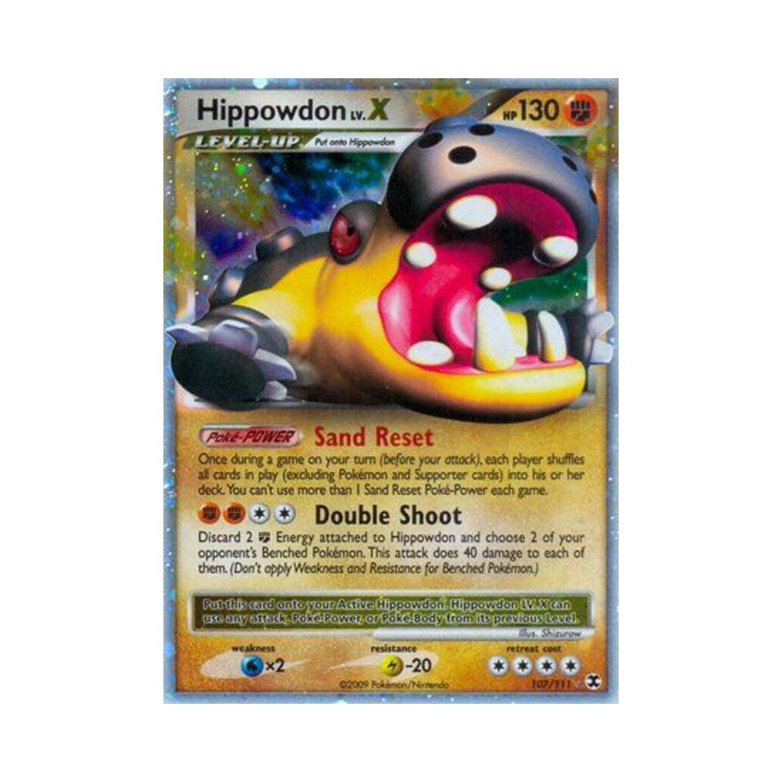 포켓몬 TCG 하마돈 LV.X RHL 라이징 라이벌스 (영문판)(Pokemon TCG Hippowdon LV.X RHL Rising Rivals (English Ver.)) - 1
