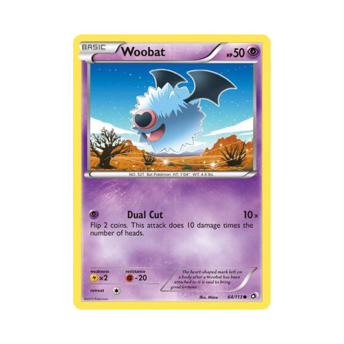 포켓몬 TCG 또르박쥐 C 레전더리 트레져스 (영문판)(Pokemon TCG Woobat C Legendary Treasures (English Ver.)) - 1