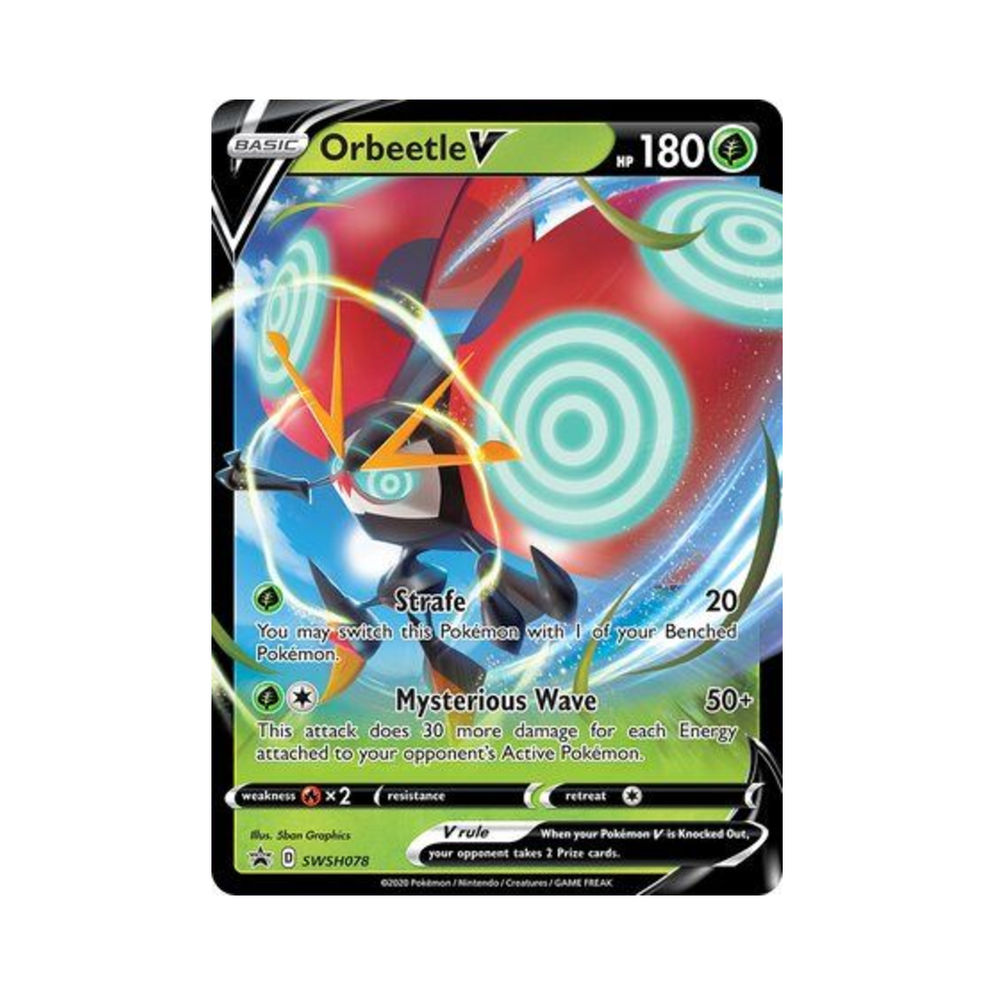 포켓몬 TCG 이올브 V P 소드 & 실드 프로모카드 (영문판)(Pokemon TCG Orbeetle V P Sword & Shield Promos (English Ver.))