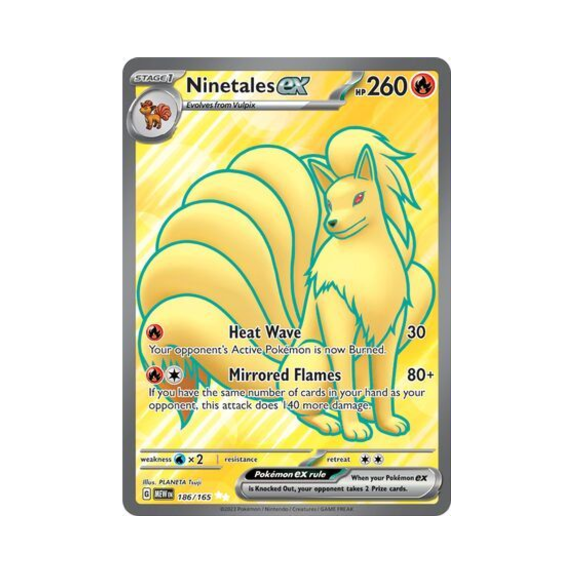 포켓몬 TCG 나인테일 ex UR 스칼렛 & 바이올렛 151 (영문판)(Pokemon TCG Ninetales ex UR Scarlet & Violet 151 (English Ver.)) - 1