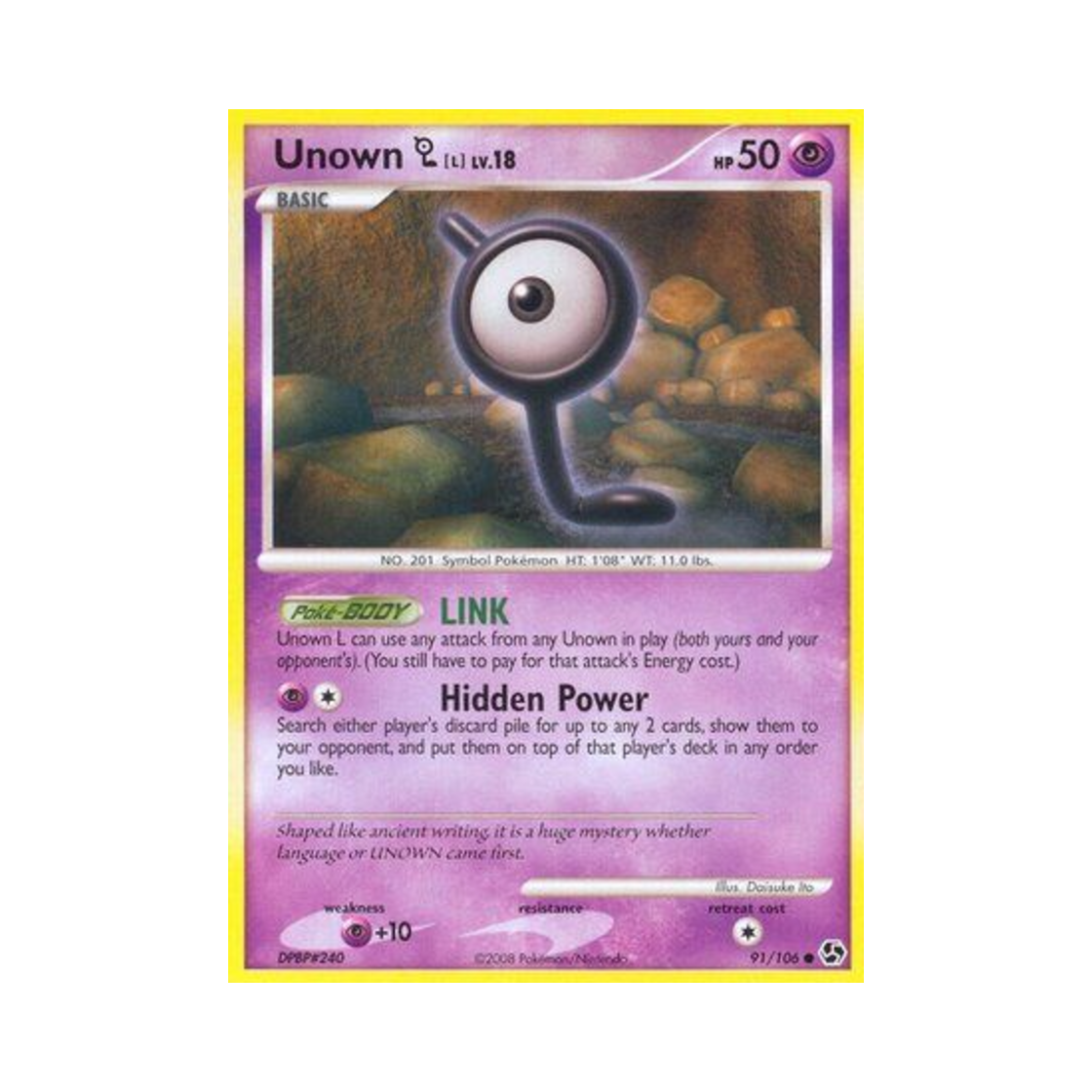 포켓몬 TCG 안농 L C 그레이트 인카운터스 (영문판)(Pokemon TCG Unown L C Great Encounters (English Ver.)) - 1