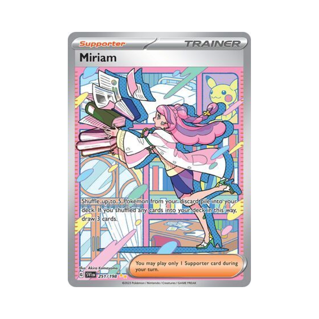 SVI251/198 Pokemon TCG Miriam SIR Scarlet & Violet (English Ver.)