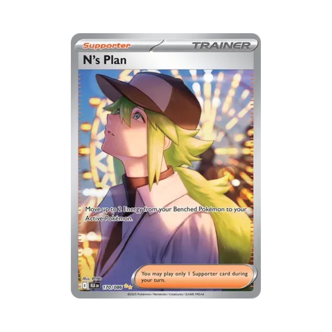 포켓몬 TCG N의 계획 SIR 블랙볼트 (영문판)(Pokemon TCG N's Plan SIR Black Bolt (English Ver.)) - 1