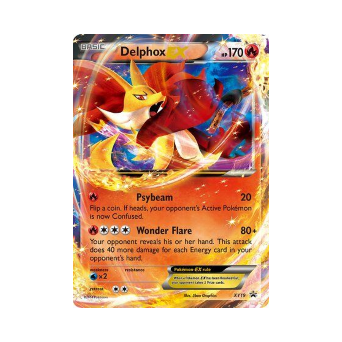 포켓몬 TCG 마폭시 EX P XY 프로모 카드 (영문판)(Pokemon TCG Delphox EX P XY Promos (English Ver.)) - 1