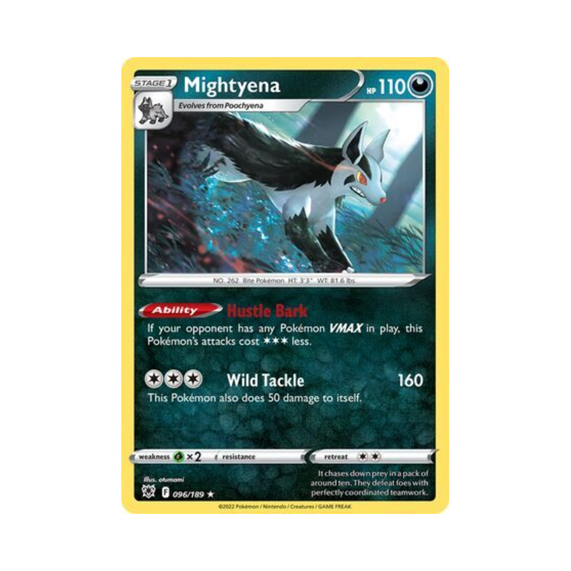 포켓몬 TCG 그라에나 R 아스트랄 레디안스 (영문판)(Pokemon TCG Mightyena R Astral Radiance (English Ver.)) - 1