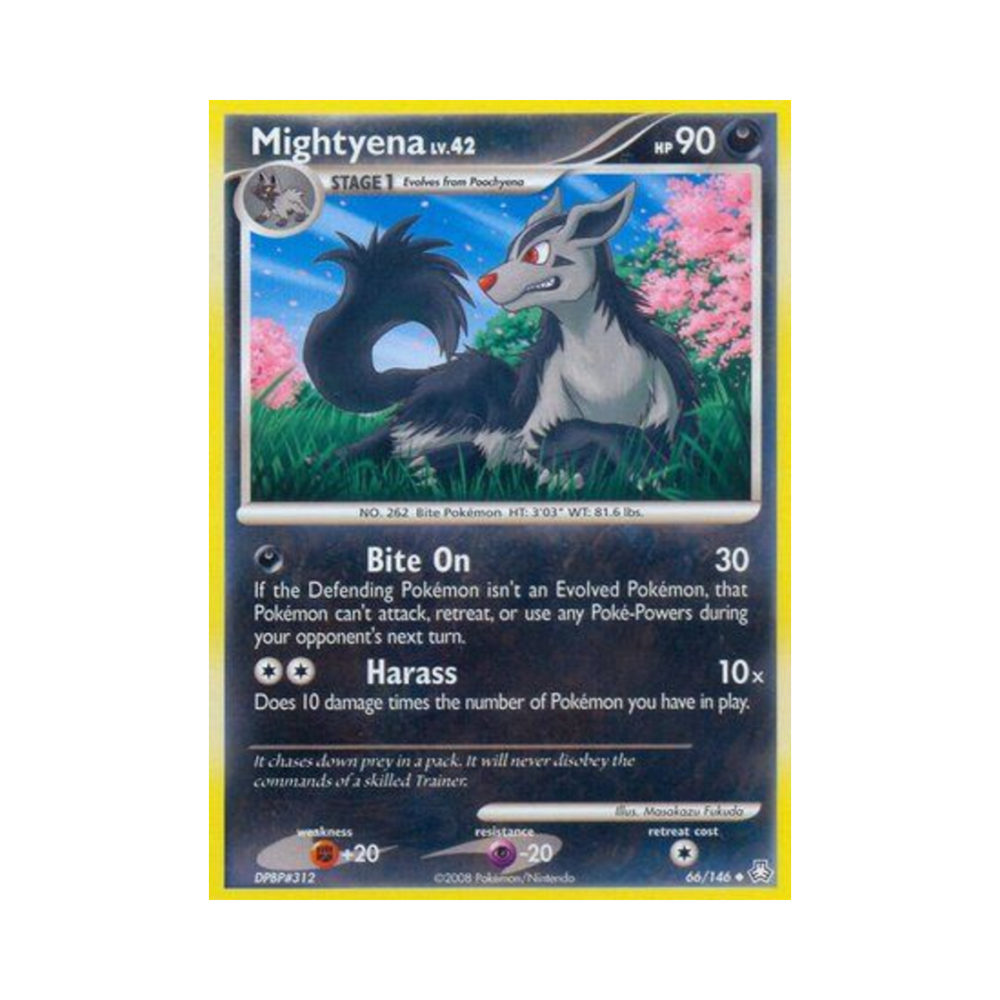 포켓몬 TCG 그라에나 U 레전드 어웨이크드 (영문판)(Pokemon TCG Mightyena U Legends Awakened (English Ver.))