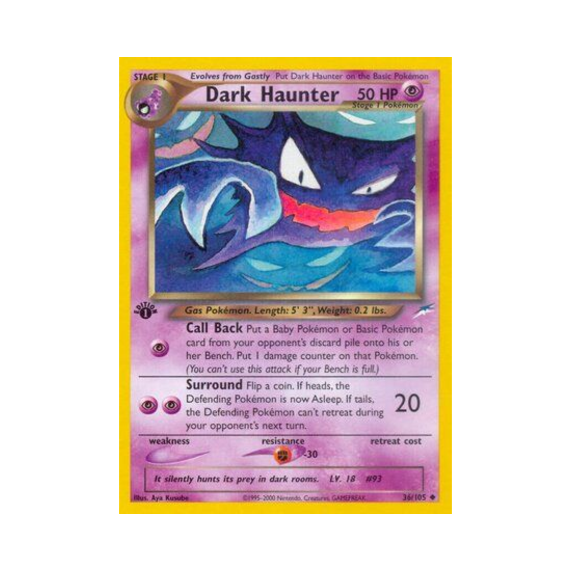 포켓몬 TCG 다크 고우스트 U 네오 데스티니 (영문판)(Pokemon TCG Dark Haunter U Neo Destiny (English Ver.)) - 1