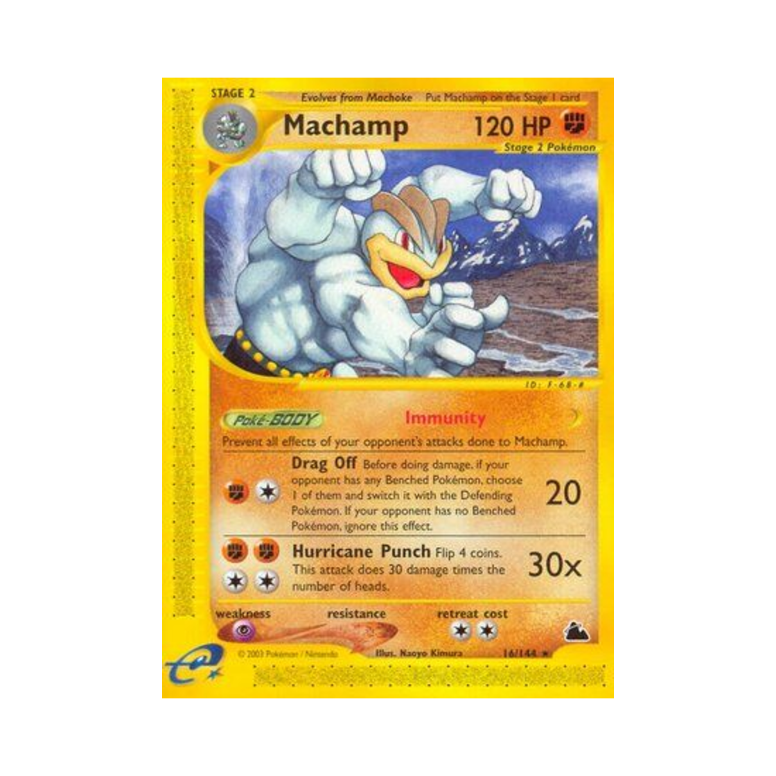 포켓몬 TCG 괴력몬 R 스카이리지 (영문판)(Pokemon TCG Machamp R Skyridge (English Ver.))