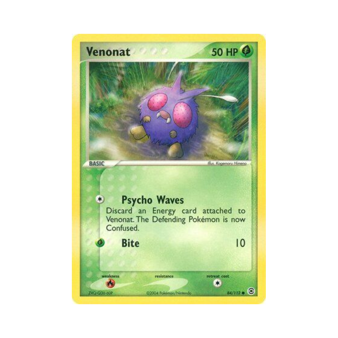 포켓몬 TCG 콘팡 C EX 파이어레드 & 리프그린 (영문판)(Pokemon TCG Venonat C EX FireRed & LeafGreen (English Ver.)) - 1