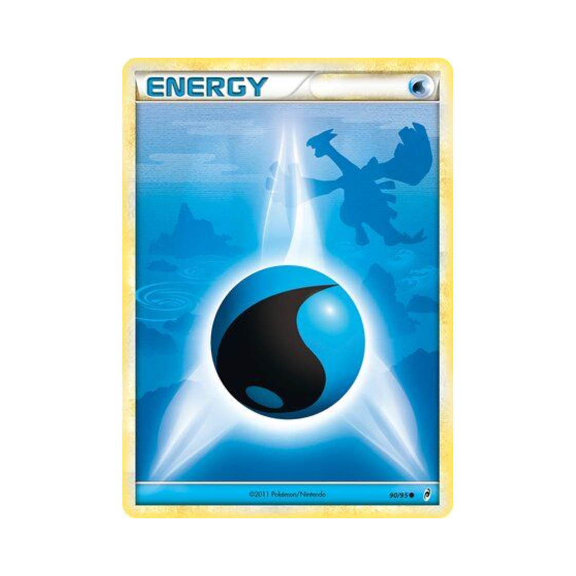 포켓몬 TCG 기본 물 에너지 C 콜 오브 레전즈 (영문판)(Pokemon TCG Water Energy C Call of Legends (English Ver.)) - 1