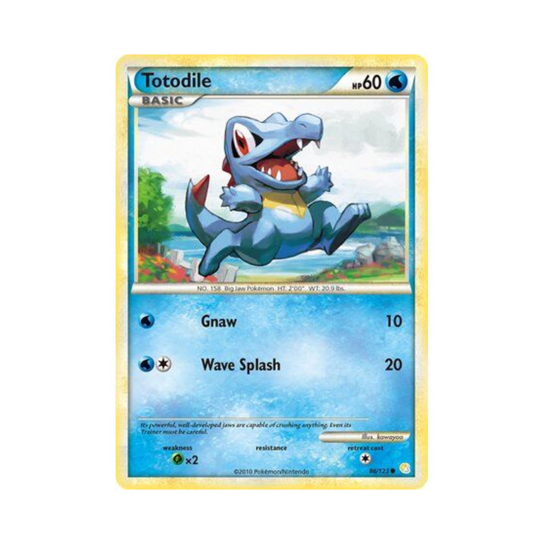 포켓몬 TCG 리아코 C 하트골드 & 소울실버 (영문판)(Pokemon TCG Totodile C HeartGold & SoulSilver (English Ver.)) - 1