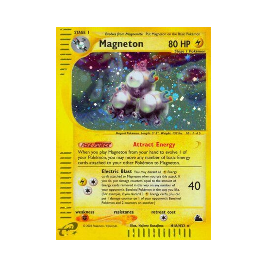 포켓몬 TCG 레어코일 RH 스카이리지 (영문판)(Pokemon TCG Magneton RH Skyridge (English Ver.))