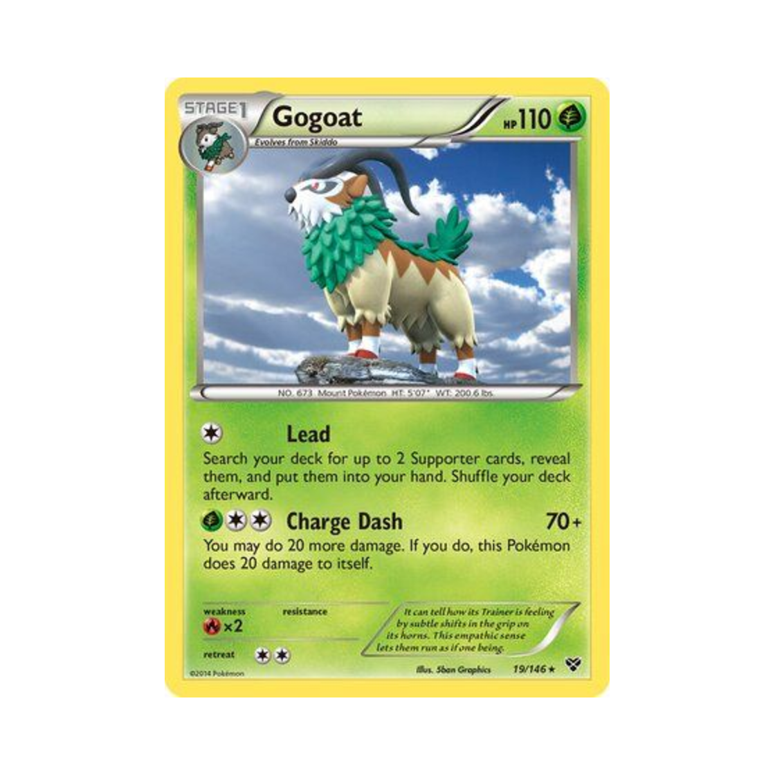 포켓몬 TCG 고고트 RH XY (영문판)(Pokemon TCG Gogoat RH XY (English Ver.)) - 1