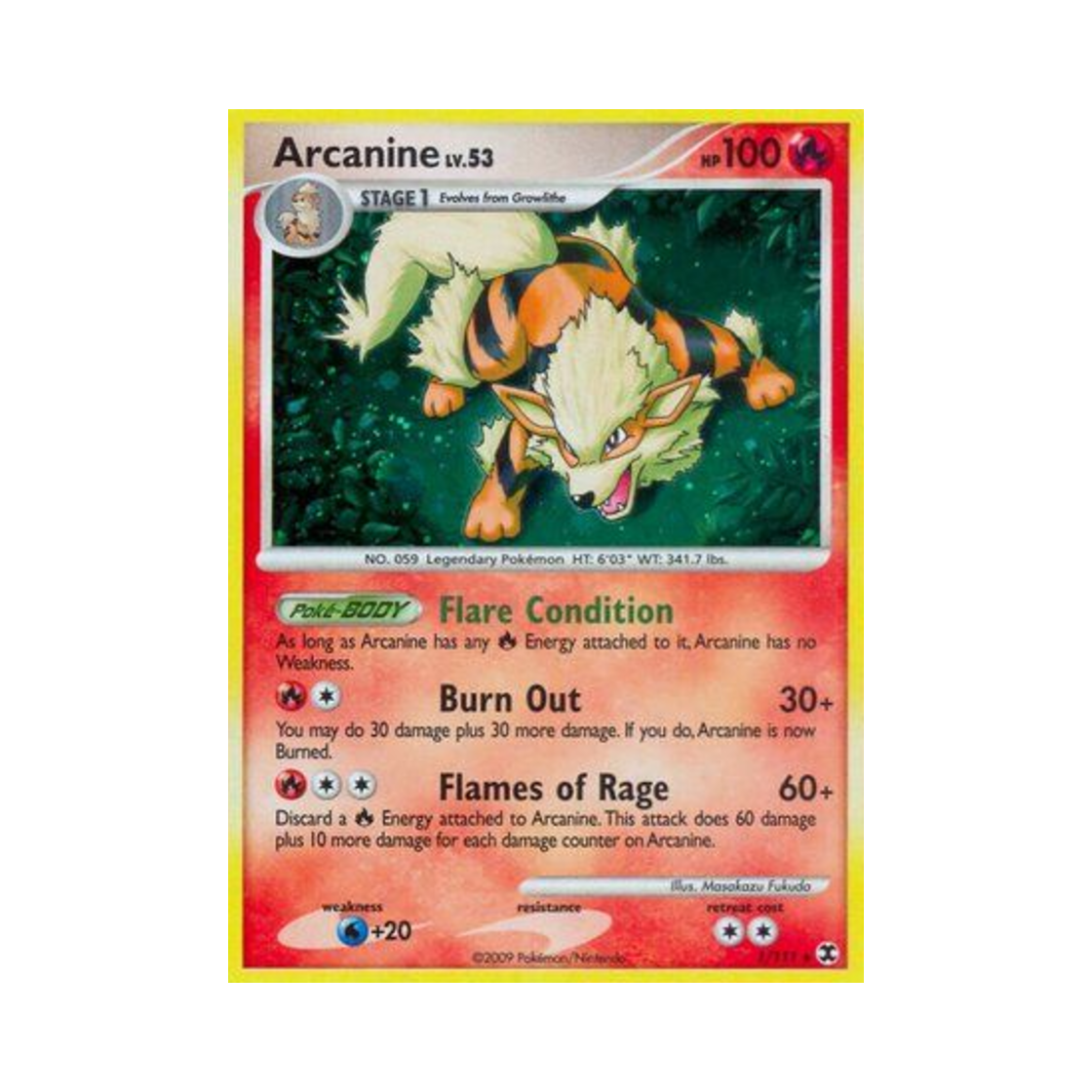 포켓몬 TCG 윈디 RH 라이징 라이벌스 (영문판)(Pokemon TCG Arcanine RH Rising Rivals (English Ver.)) - 1