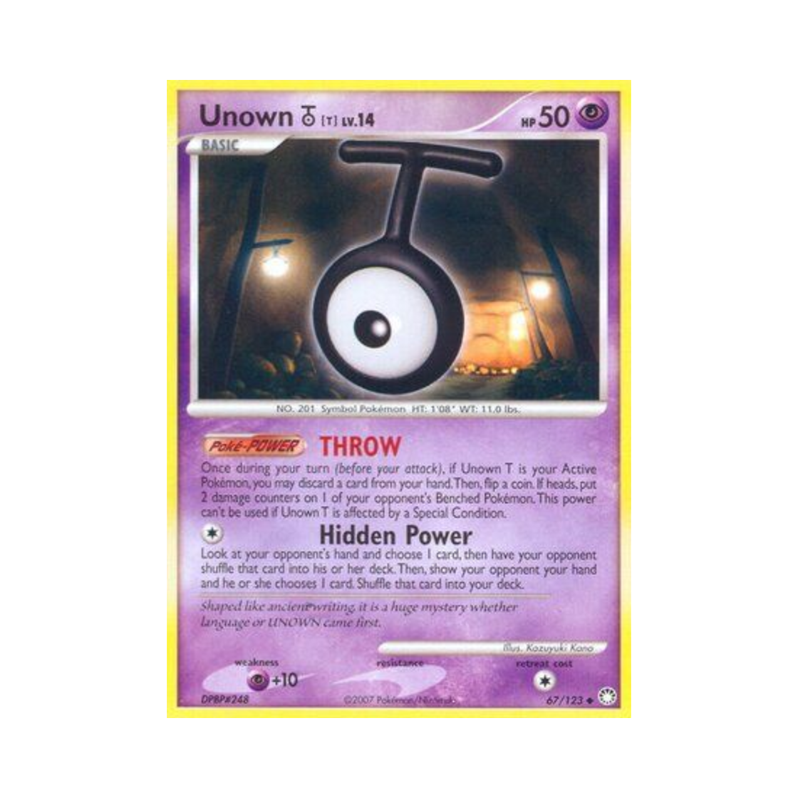 포켓몬 TCG 안농 T U 미스터리어스 트레져스 (영문판)(Pokemon TCG Unown T U Mysterious Treasures (English Ver.)) - 1