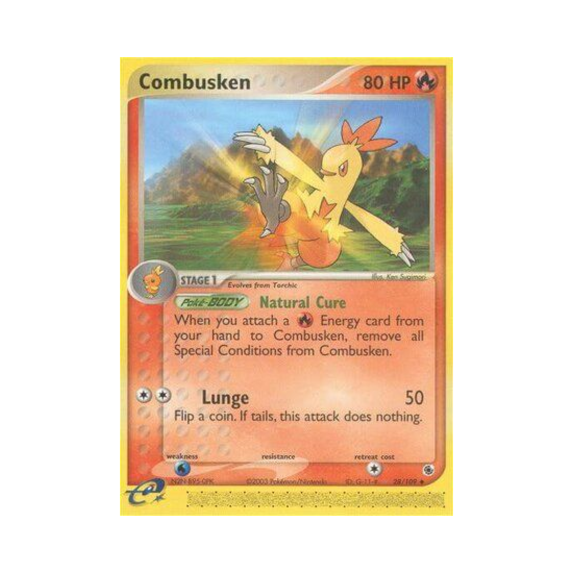 포켓몬 TCG 영치코 U EX 루비 & 사파이어 (영문판)(Pokemon TCG Combusken U EX Ruby & Sapphire (English Ver.)) - 1