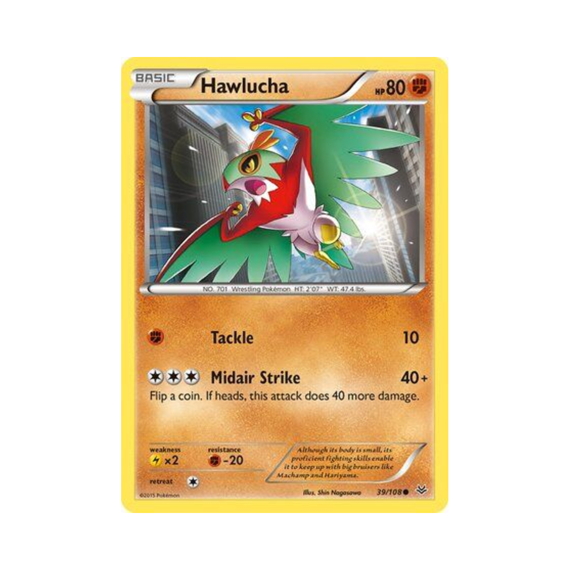 포켓몬 TCG 루차불 C 로어링 스카이즈 (영문판)(Pokemon TCG Hawlucha C Roaring Skies (English Ver.)) - 1
