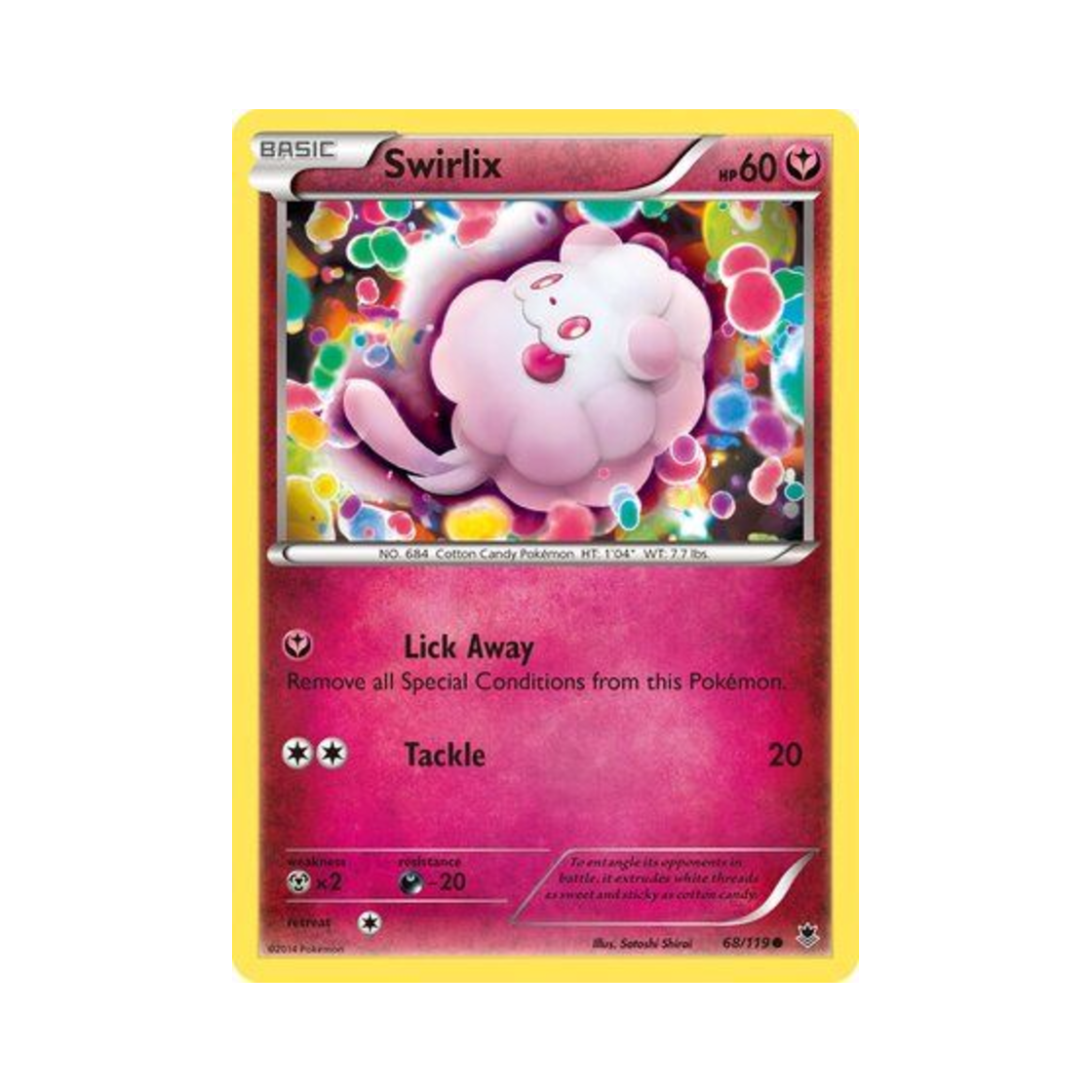 포켓몬 TCG 나룸퍼프 C 팬텀 포스 (영문판)(Pokemon TCG Swirlix C Phantom Forces (English Ver.)) - 1
