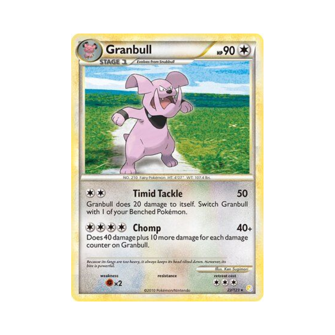 포켓몬 TCG 그랑블루 R 하트골드 & 소울실버 (영문판)(Pokemon TCG Granbull R HeartGold & SoulSilver (English Ver.)) - 1