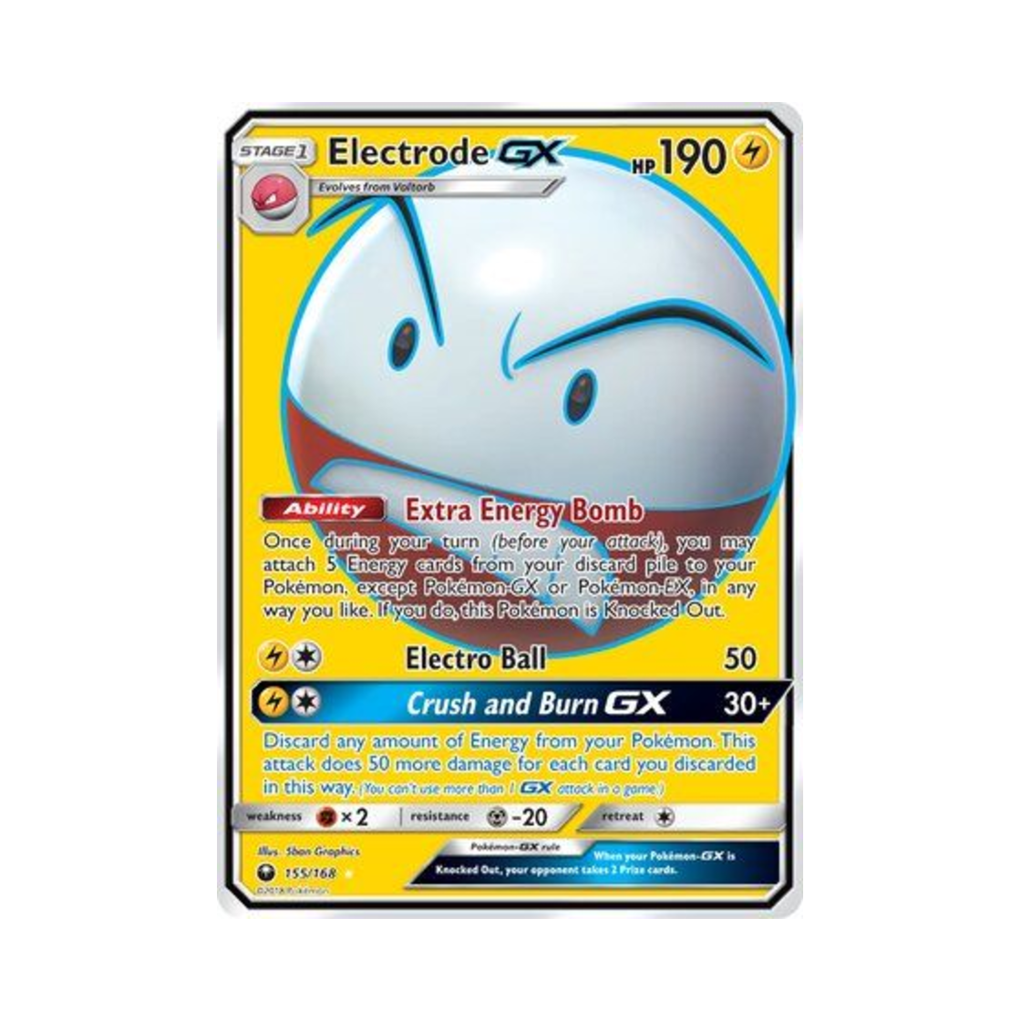 포켓몬 TCG 붐볼 GX RU 셀레스티얼 스톰 (영문판)(Pokemon TCG Electrode GX RU Celestial Storm (English Ver.)) - 1