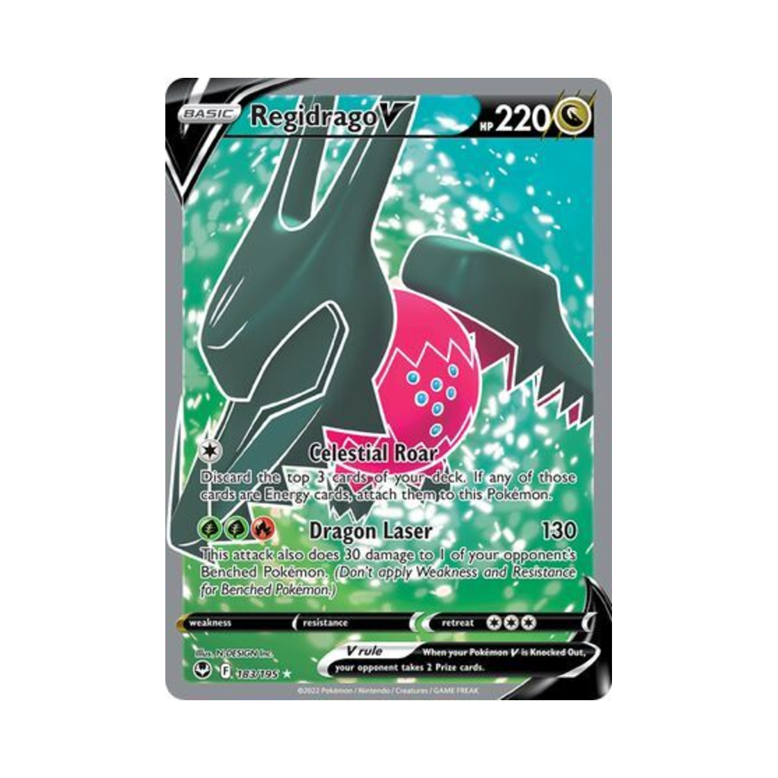 포켓몬 TCG 레지드래고 V RU 실버 템페스트 (영문판)(Pokemon TCG Regidrago V RU Silver Tempest (English Ver.)) - 1