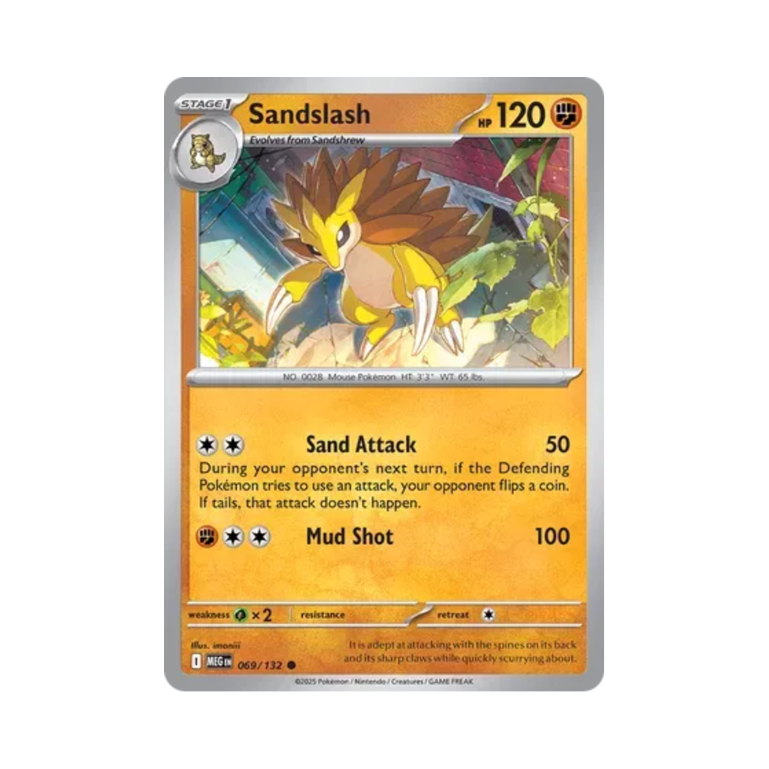 포켓몬 TCG 고지 C 메가 에볼루션 (영문판)(Pokemon TCG Sandslash C Mega Evolution (English Ver.)) - 1