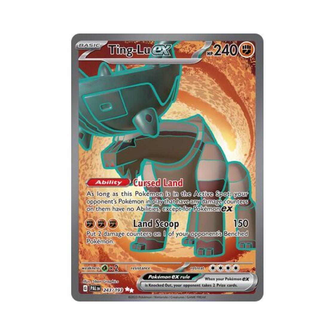 포켓몬 TCG 딩루 ex UR 팔데아 이볼브드 (영문판)(Pokemon TCG Ting Lu ex UR Paldea Evolved (English Ver.)) - 1